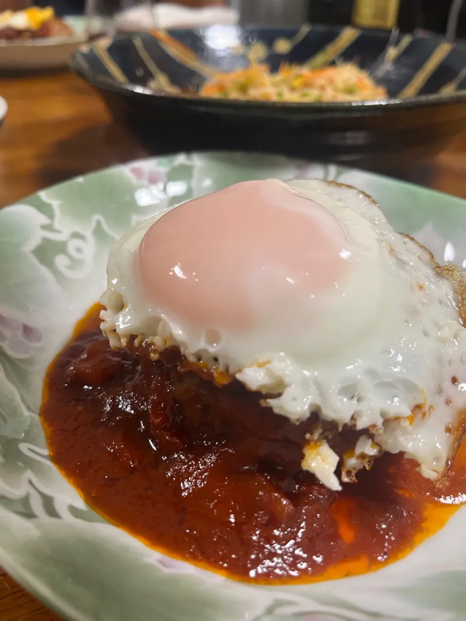 目玉焼きハンバーグ|さんだーさん