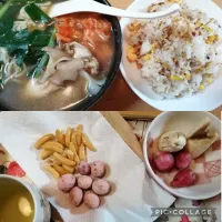 Snapdishの料理写真:ラーメンとおやつ|よっちんさん