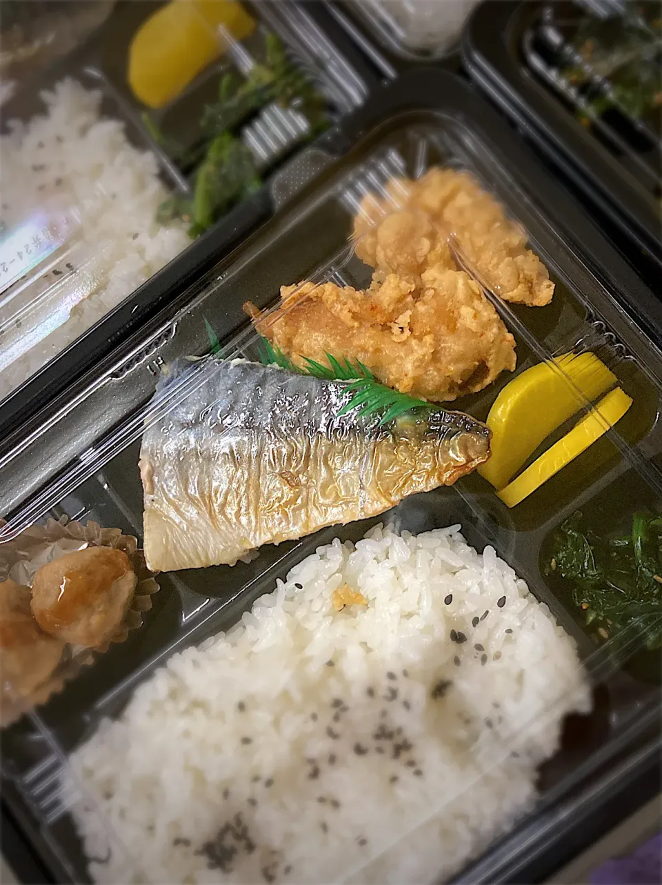 干物　唐揚げ弁当|かよさん