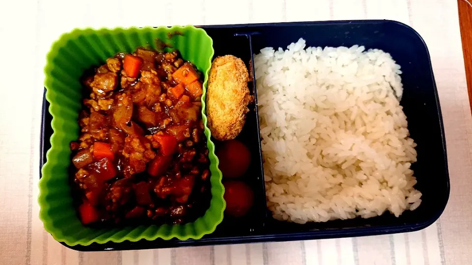 キーマカレーライス❤️旦那さんお弁当❤️|かおるcitronさん