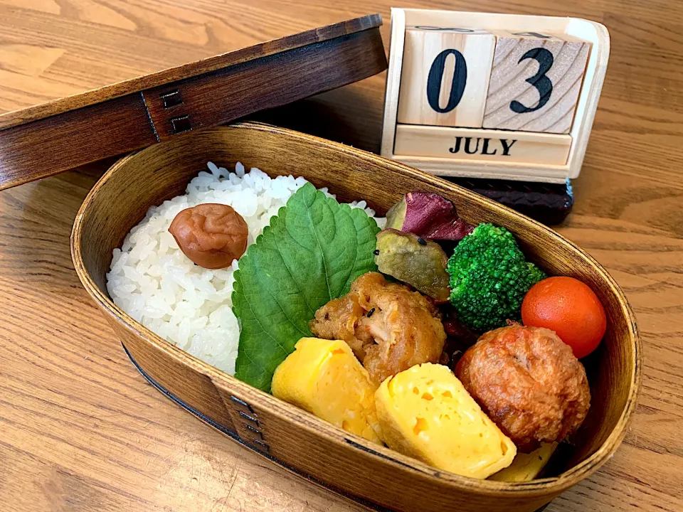 Snapdishの料理写真:女子高校生弁当　2023/7/3|みんみんさん