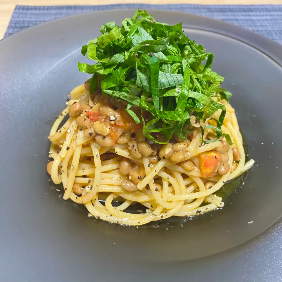 納豆パスタ|OLの気ままご飯🍽さん