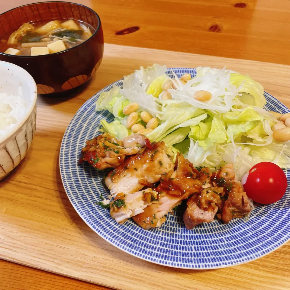 鶏もも肉のわさび醤油ソース|Norikoさん