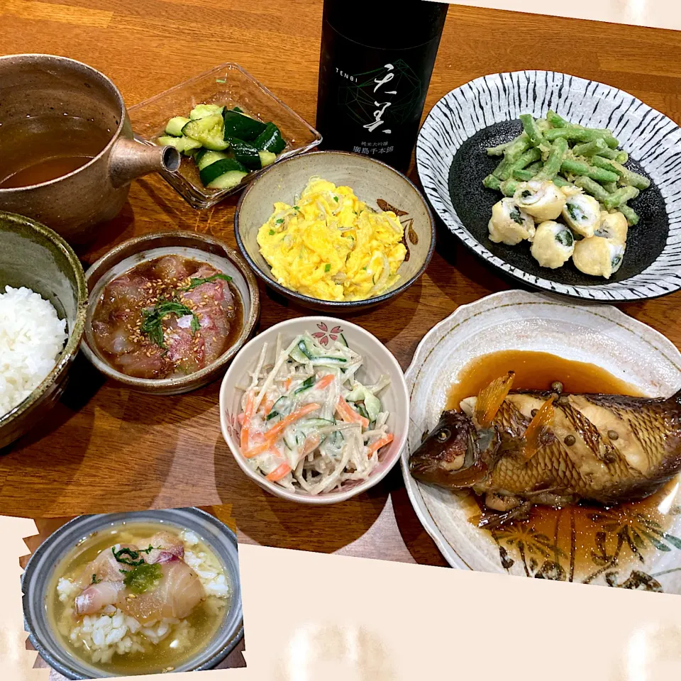 友人釣果で晩ご飯 2日目🐟|sakuramochiさん