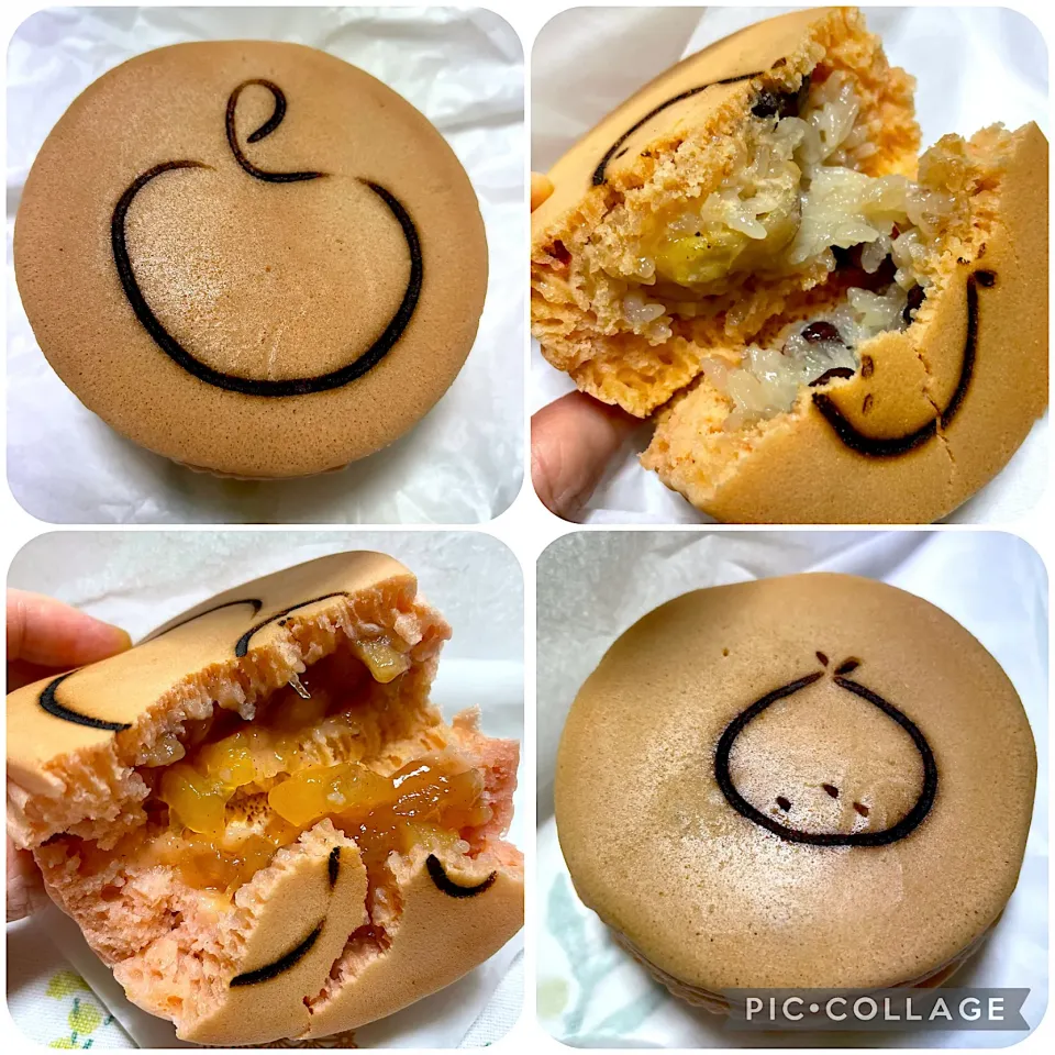 Snapdishの料理写真:すんぷ焼き（アップルシナモン、栗おこわ）|こいちさん