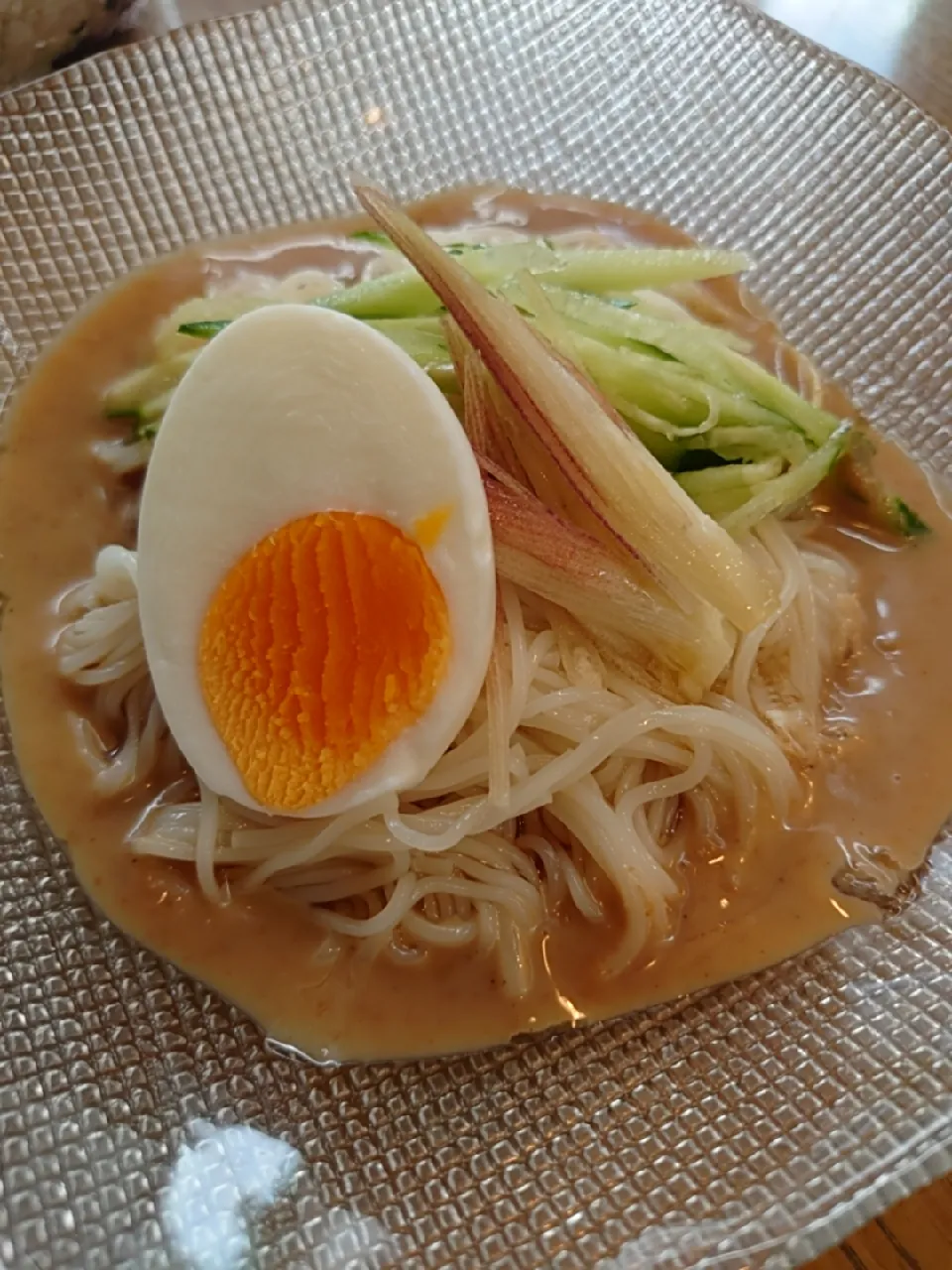 Snapdishの料理写真:冷し胡麻ダレ素麺|Mayayaさん