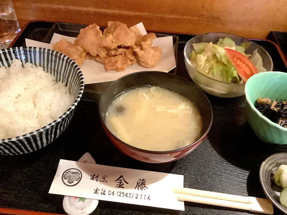 久しぶりに金藤さんで『唐揚げ定食』😋|アライさんさん