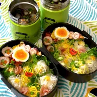 七夕そうめん弁当🎋