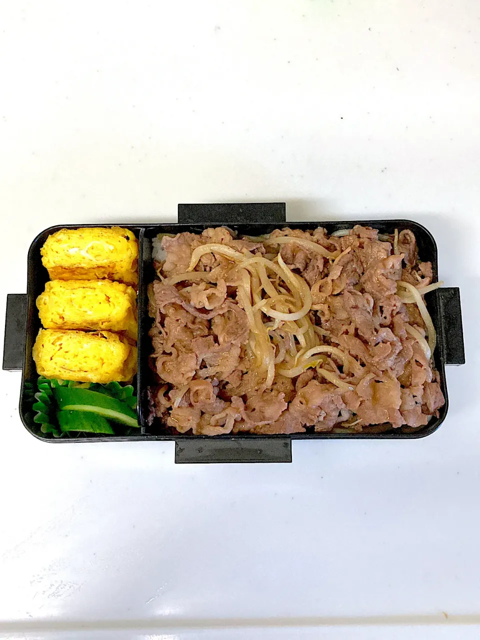 高2になった次男くんへ　焼肉丼弁当|晴れ時々弁当さん