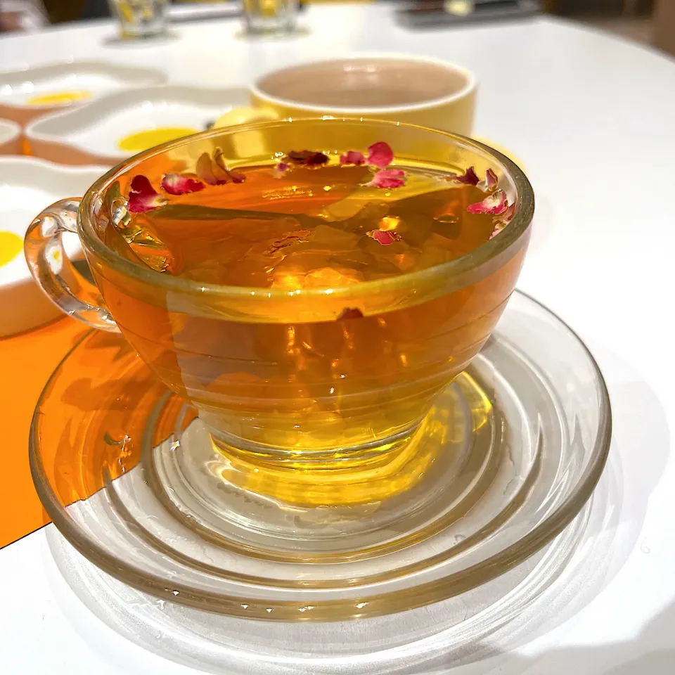 Snapdishの料理写真:Rose jasmine jelly tea|skyblueさん