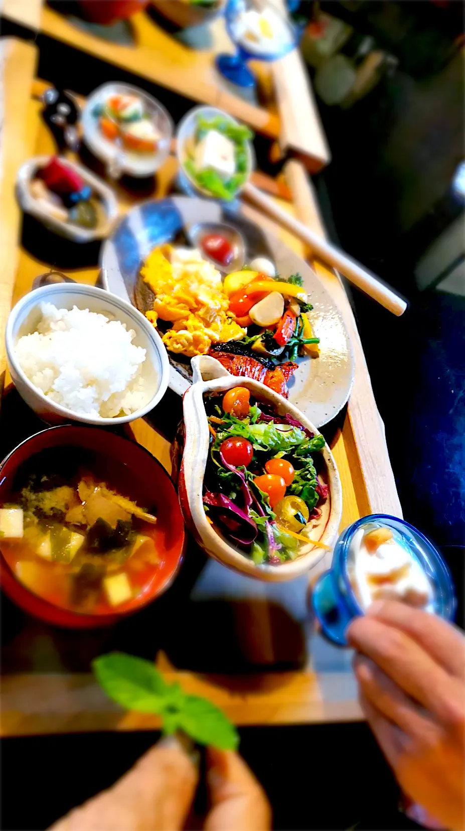 Snapdishの料理写真:ちかはぎ空の家の朝ごはん|Kuuhouse_Mikiさん