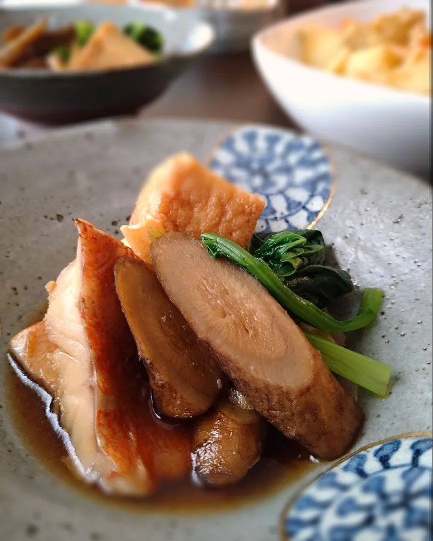 赤魚と牛蒡の煮付け🐟|とだともさん