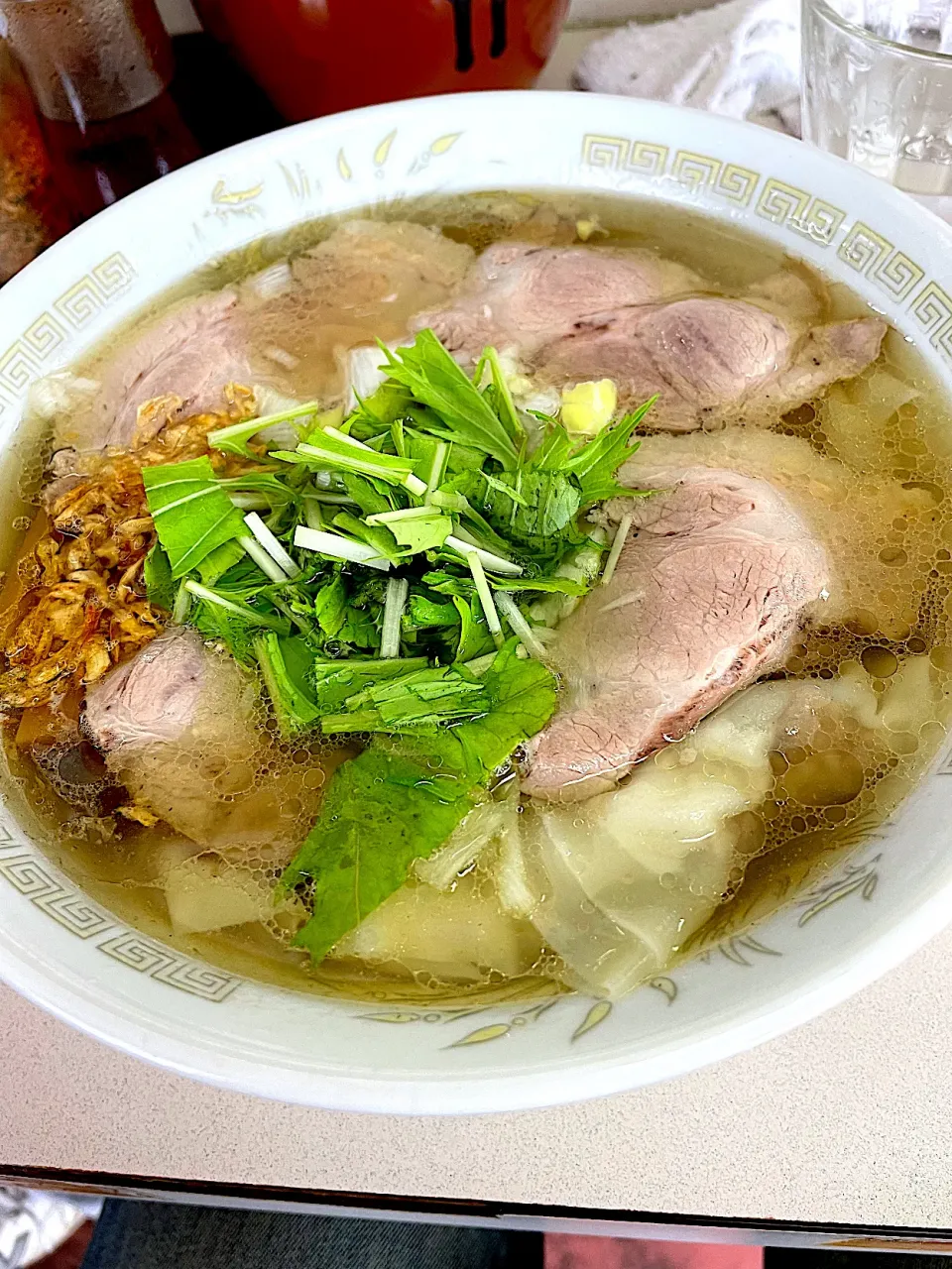 Snapdishの料理写真:支那そば一麺のチャーシューワンタン塩＠桜土浦|小池 康裕さん