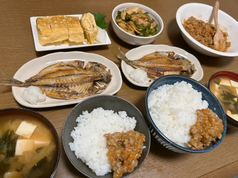 Snapdishの料理写真:肉味噌ごはん|ポテ子さん