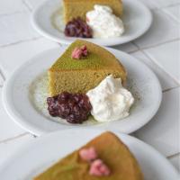 米粉の抹茶ケーキ