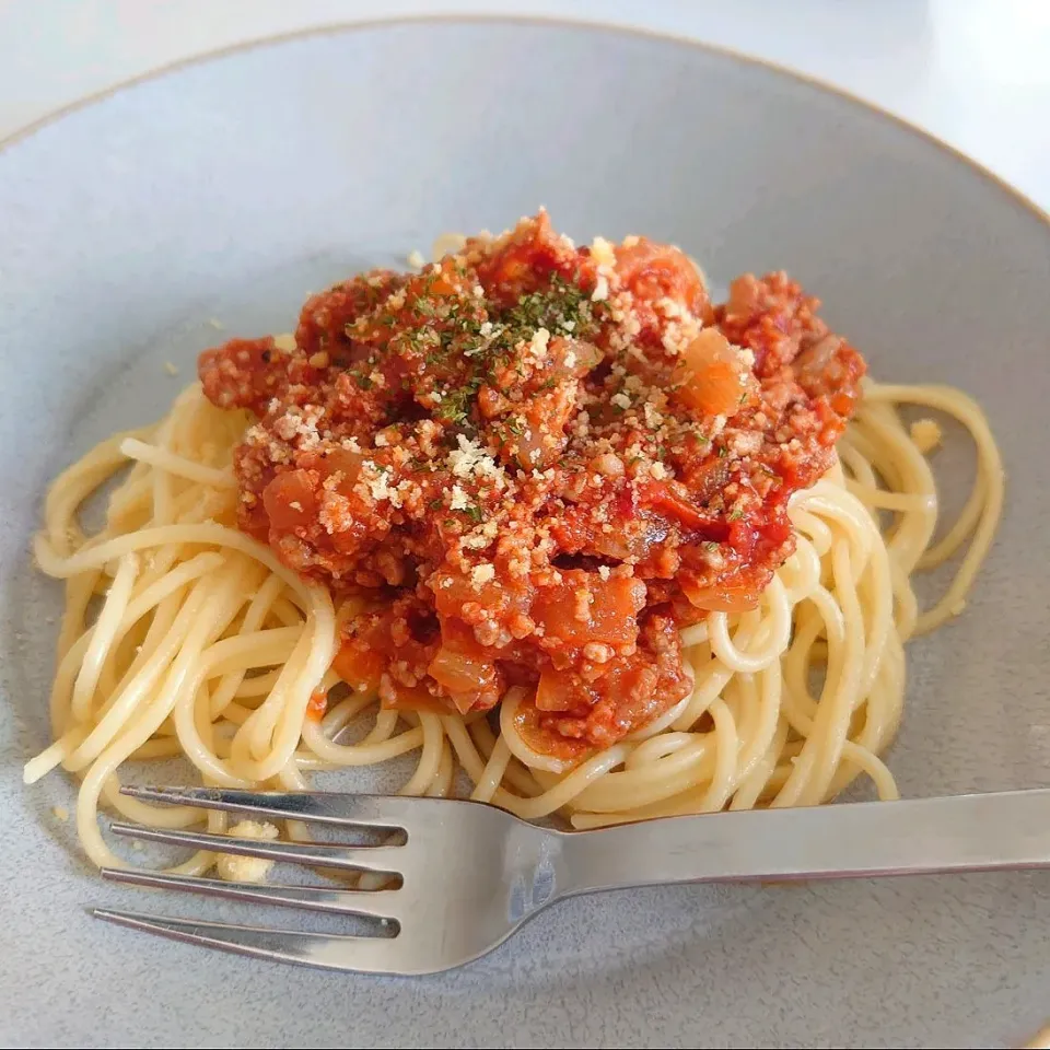 ミートソースパスタ|あっきさん