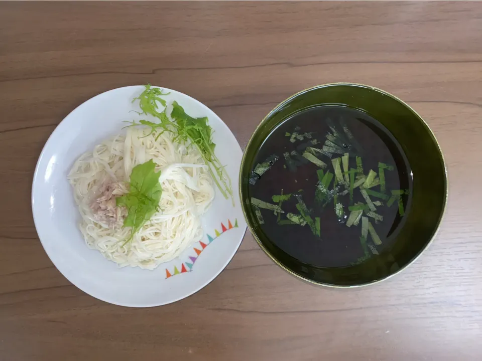 七夕冷やし素麺|マシュマロさん