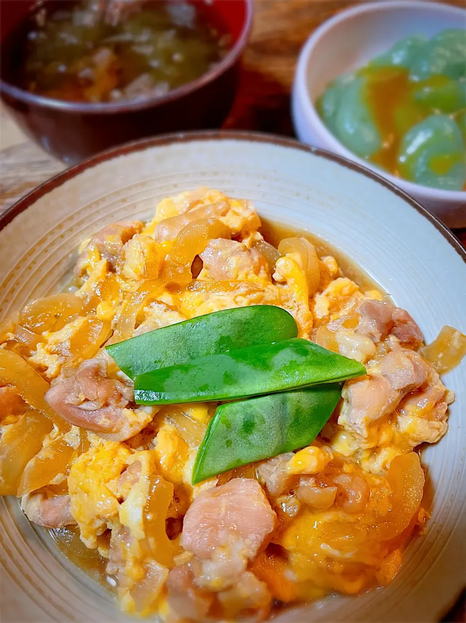 休日のお夕飯・親子丼|akiさん