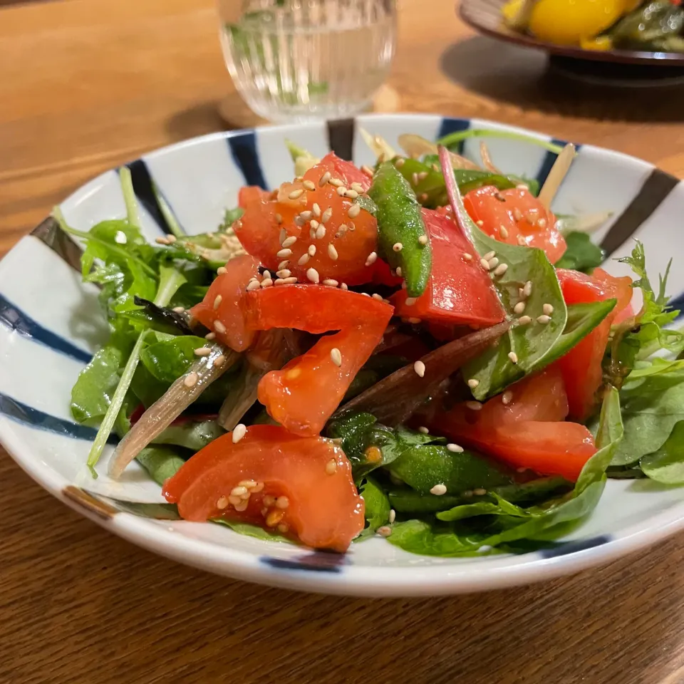 夏野菜のなんだかうまい副菜。|いがをさん