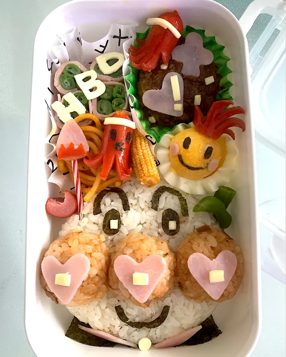 アンパンマンお誕生日おめでとう弁当|♡YUKA♡さん