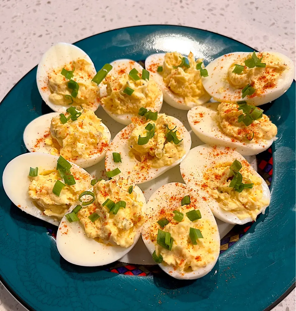 Snapdishの料理写真:Deviled eggs|🌺IAnneさん