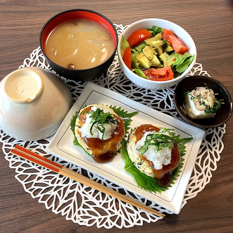 7/10  あんかけひじき豆腐ハンバーグ|らぶちあんさん