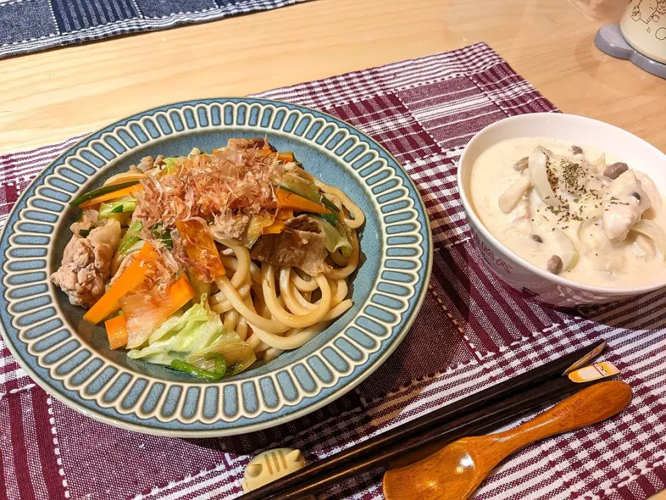 焼きうどん・クリーム煮✩.*˚|奈津美さん