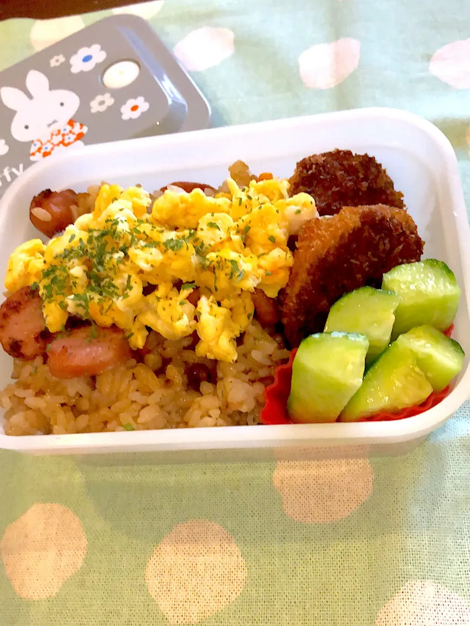 2023.7.11  ✩今日のお弁当✩炒飯♪♪|rinrin*mama*さん