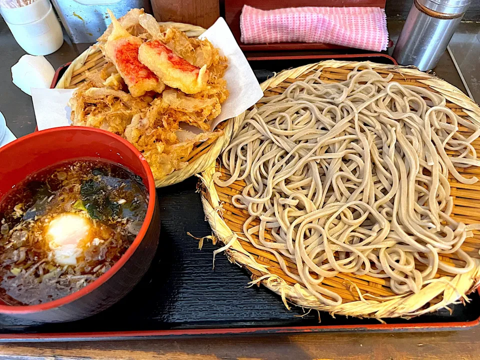 蕎麦さだはるの天ざる|流線形さん