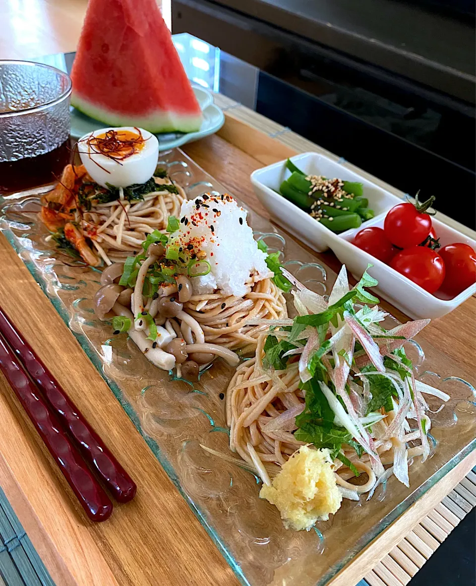 ゆかりさんの料理  アレンジ♪くるくる蕎麦🌀🌀😆|ゆかりさん