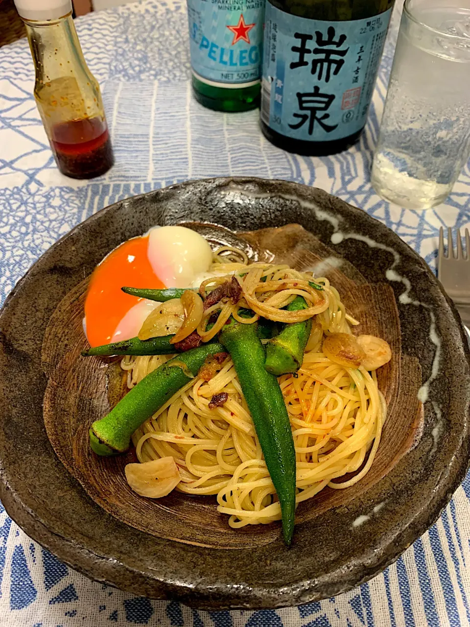 KimaLABOさんの料理 島オクラ（沖縄産丸オクラ）と青森ニンニクのアンチョビロースト|KimaLABOさん