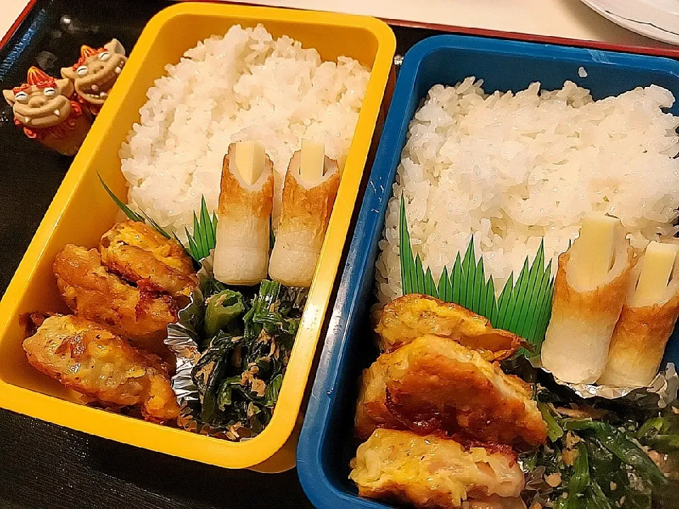 夫弁当､息子弁当|みどりさん