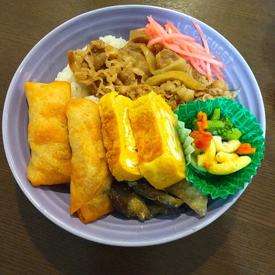 Snapdishの料理写真:牛丼弁当🍱|Rieさん