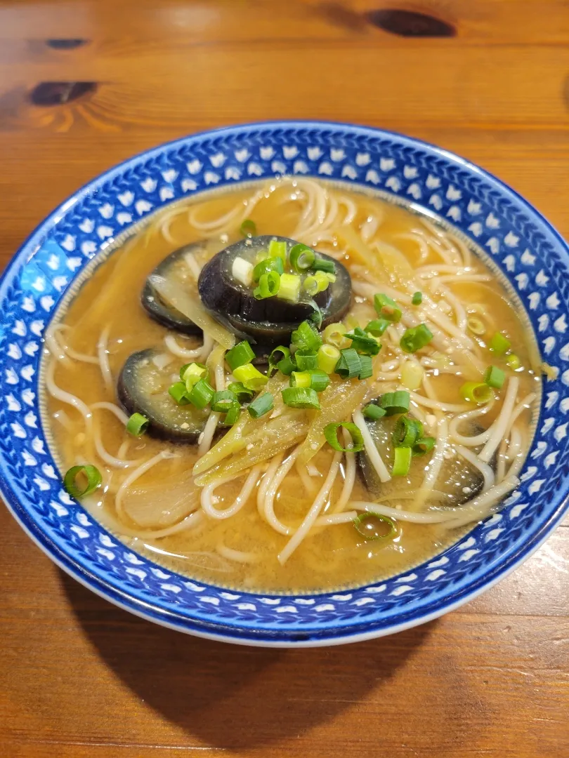 冷や汁（そうめん、ナス、ミョウガ）|あんさん