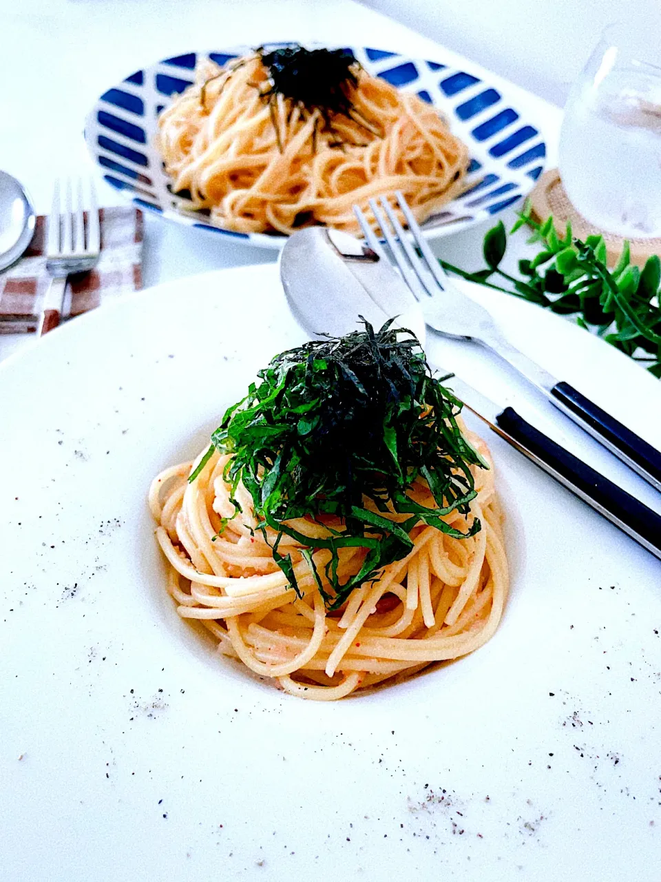 Snapdishの料理写真:明太子パスタ|オーロラさん