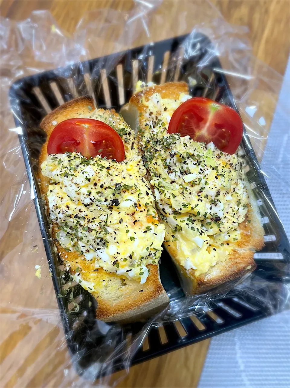 morimi32さんの料理 卵たっぷりポケットサンド|morimi32さん