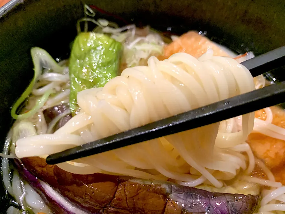 平天と2種の揚げ茄子のそうめん|半田手延べそうめんの店 阿波や壱兆さん