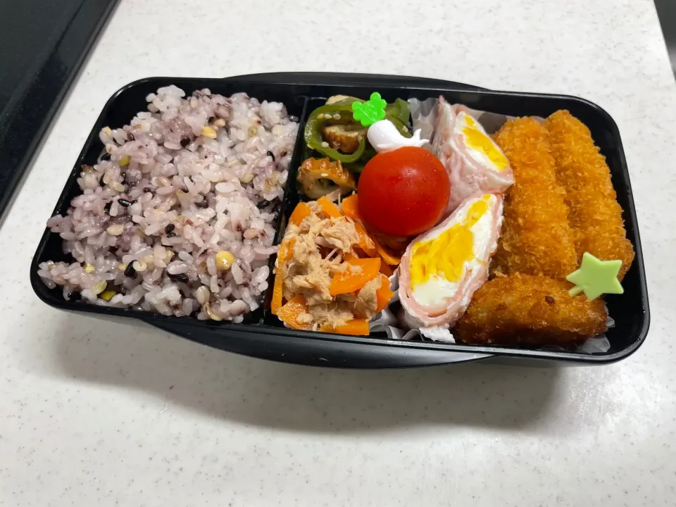 7/12 彼氏弁当⁂白身のタルタルフライ弁当|ゆさん