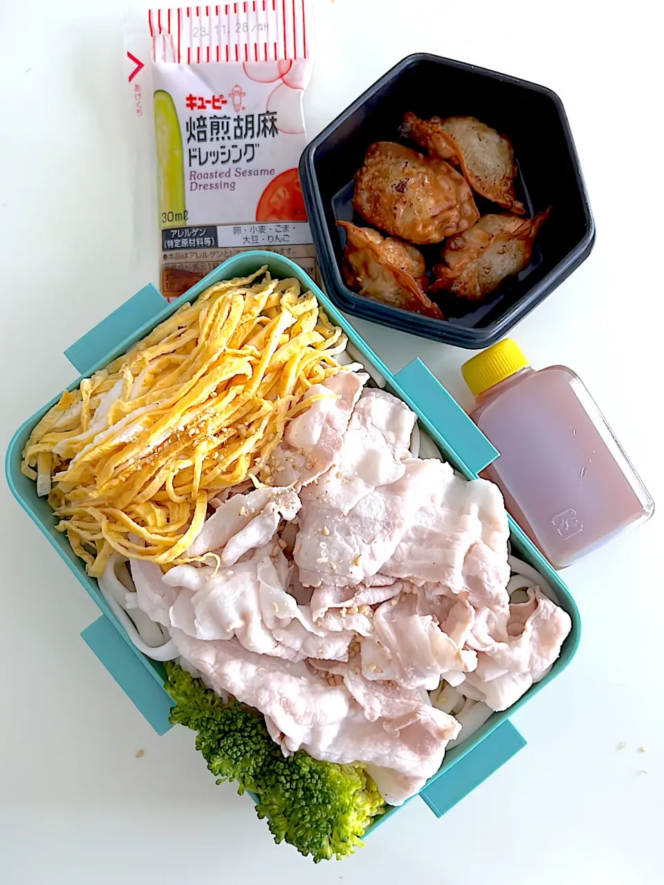 冷しゃぶぶっかけうどん弁当♪|ikumonさん