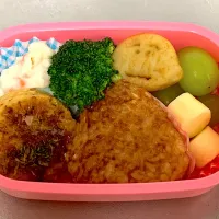 Snapdishの料理写真:焼きおにぎり弁当|かぬままさん