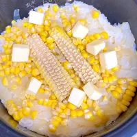 とうもろこしご飯🌽