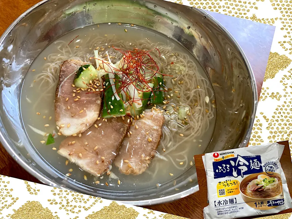 Snapdishの料理写真:暑い日は　韓国風冷麺🇰🇷|sakuramochiさん