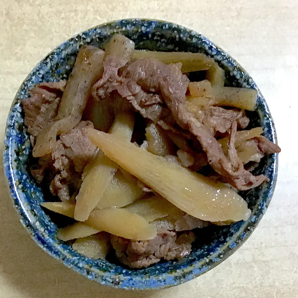 牛肉とごぼうのしぐれ煮|春の日さん