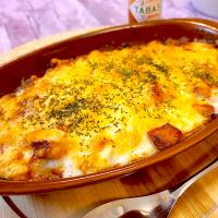 米粉でグラタン