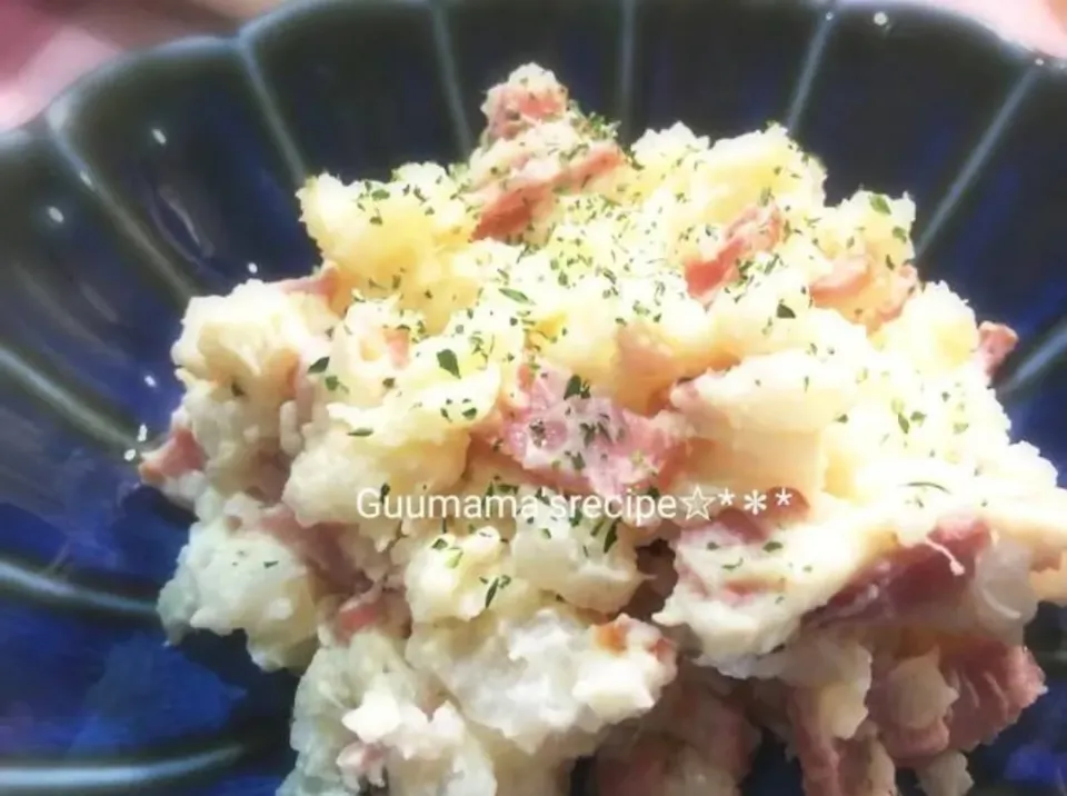 レンジで簡単♡長芋のマッシュ風ポテトサラダ|Guuママさん