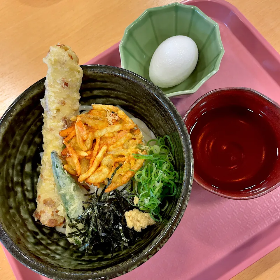 Snapdishの料理写真:天ぷらうどん（冷）|T. Wonderさん