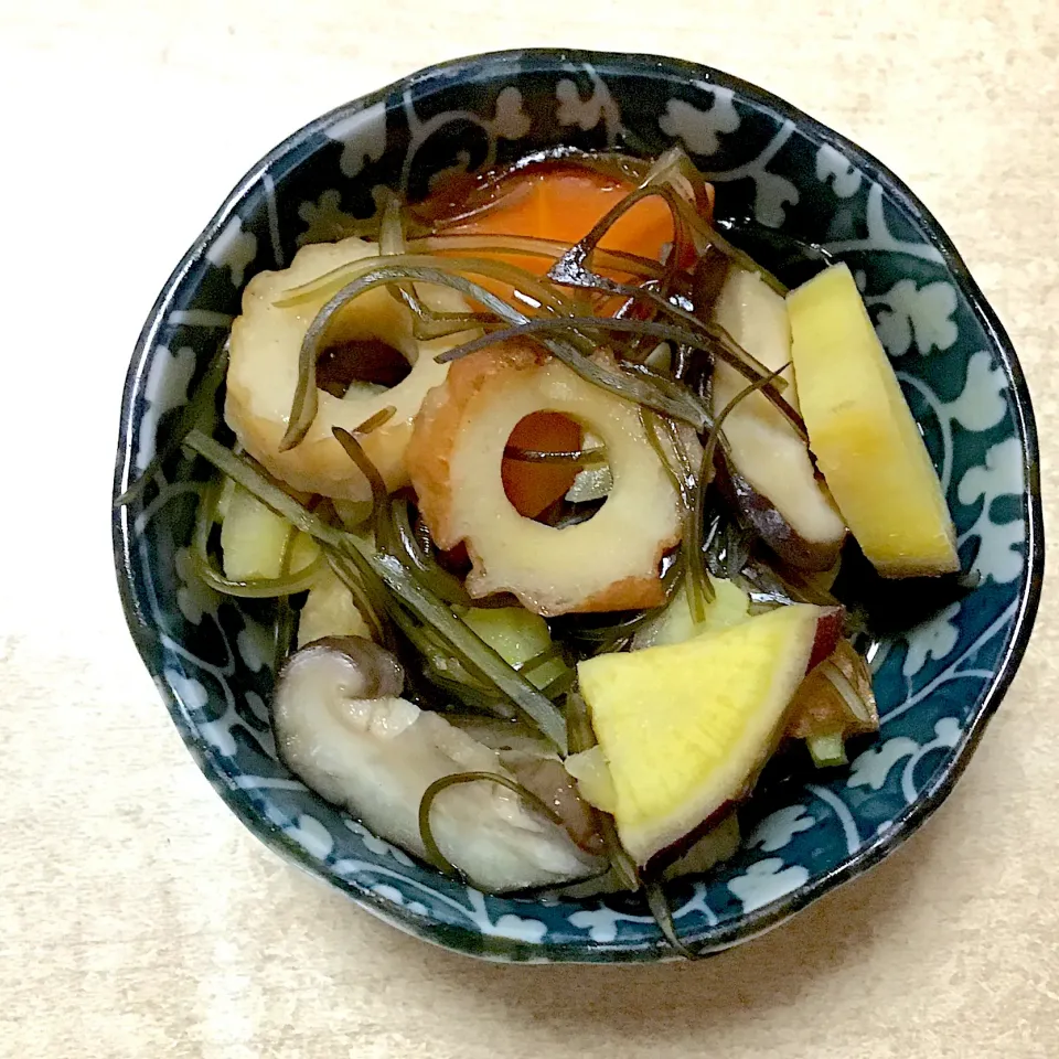 さつま芋の糸昆布煮|春の日さん