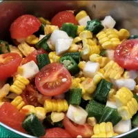 🍅🌞夏野菜の元気サラダ🌽