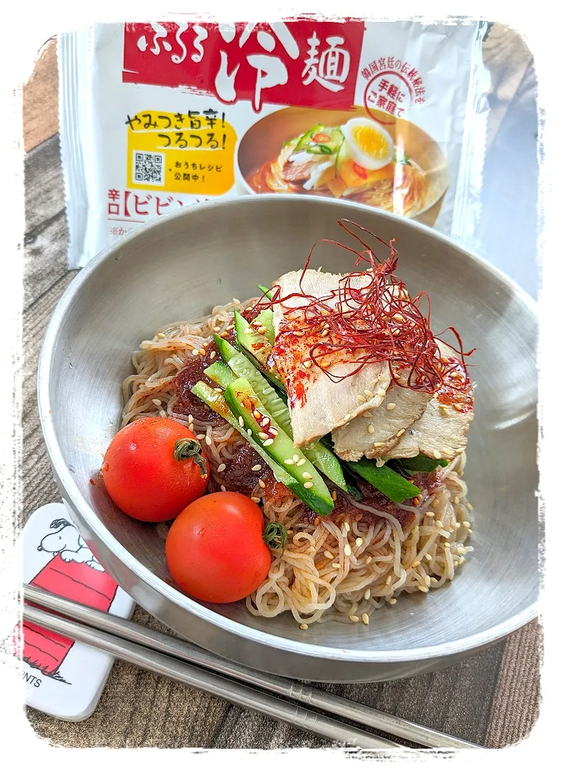 １人韓国祭り🎶ピビン麺🌶ビビン麺??|ひとみんΨ(*´∀｀)Ψさん