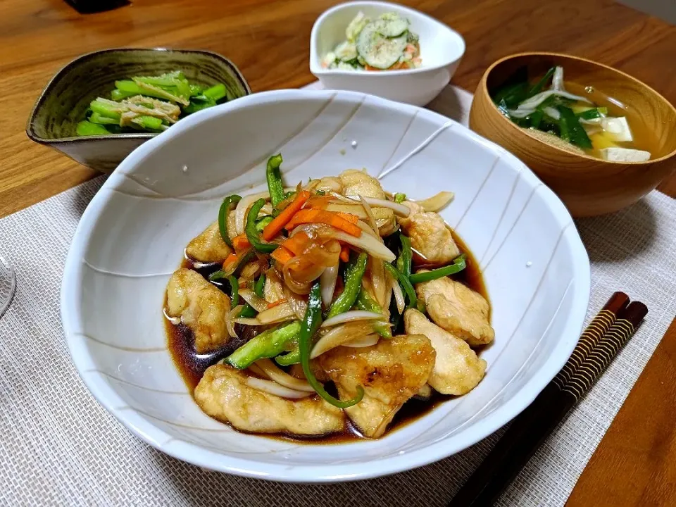 鶏むね肉の南蛮漬け|上海ひまわりさん